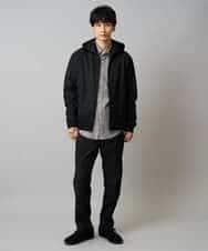 KHBLA20049 a.v.v MEN(アー・ヴェ・ヴェ) 【イージーケア/累計1.5万枚】サンライト起毛ストレッチシャツ【洗濯機で洗える/蓄熱保湿】 ホワイト