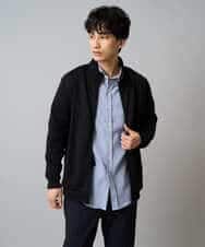 KHBLA20049 a.v.v MEN(アー・ヴェ・ヴェ) 【イージーケア/累計1.5万枚】サンライト起毛ストレッチシャツ【洗濯機で洗える/蓄熱保湿】 ホワイト