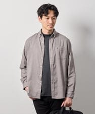 KHBLD20054 a.v.v MEN(アー・ヴェ・ヴェ) ＼大人気シャツに暖かさをプラス／サンライト起毛ストレッチ【蓄熱保温/イージーケア/洗濯機で洗える/微起毛/ストレッチ】 ホワイト