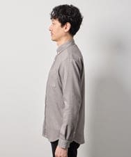 KHBLD20054 a.v.v MEN(アー・ヴェ・ヴェ) ＼大人気シャツに暖かさをプラス／サンライト起毛ストレッチ【蓄熱保温/イージーケア/洗濯機で洗える/微起毛/ストレッチ】 ホワイト