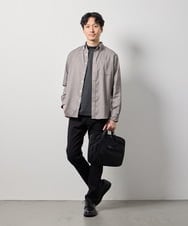 KHBLD20054 a.v.v MEN(アー・ヴェ・ヴェ) ＼大人気シャツに暖かさをプラス／サンライト起毛ストレッチ【蓄熱保温/イージーケア/洗濯機で洗える/微起毛/ストレッチ】 ホワイト