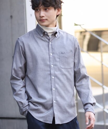 KHBLS20044 a.v.v MEN 【累計12,000枚販売】サンライト起毛ストレッチシャツ
