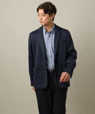 KHBLV20044 a.v.v MEN(アー・ヴェ・ヴェ) 【人気No1シャツ】エッフェル塔刺繍 起毛ストレッチシャツ ブラウン