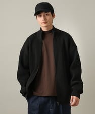KHCAV27069 a.v.v MEN(アー・ヴェ・ヴェ) 【洗濯機で洗える】オーバーサイズドライバーズニットカーディガン ブラック