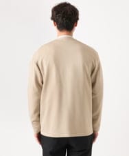 KHCEA01054 a.v.v MEN(アー・ヴェ・ヴェ) 【毛玉になりにくい】ソフトダンボールなめらかカーディガン ベージュ