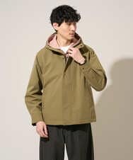 KHCED47069 a.v.v MEN(アー・ヴェ・ヴェ) 【イージーケア/洗濯機で洗える/毛玉になりにくい】ジャガードジップパーカー ベージュ