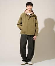 KHCED47069 a.v.v MEN(アー・ヴェ・ヴェ) 【イージーケア/洗濯機で洗える/毛玉になりにくい】ジャガードジップパーカー ベージュ