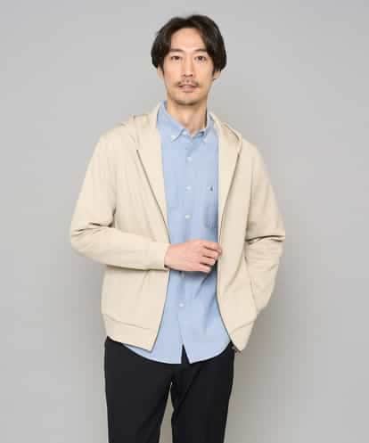 KHCED47069 a.v.v MEN 【イージーケア/洗濯機で洗える/毛玉になりにくい】ジャガードジップパーカー