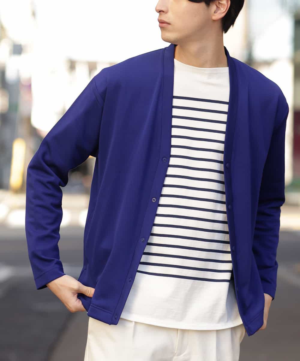 洗濯機で洗える なめらかダンボールカーディガン Web限定サイズ カーディガン A V V Men アー ヴェ ヴェ イトキンオンラインストア