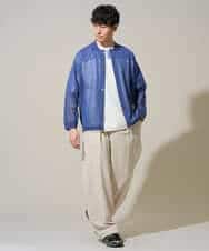 KHCGD30064 a.v.v MEN(アー・ヴェ・ヴェ) 【洗濯機で洗える】シアーニットカーディガン ブラック