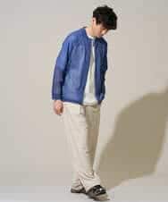 KHCGD30064 a.v.v MEN(アー・ヴェ・ヴェ) 【洗濯機で洗える】シアーニットカーディガン ブラック