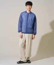 KHCGD30064 a.v.v MEN(アー・ヴェ・ヴェ) 【洗濯機で洗える】シアーニットカーディガン ブラック