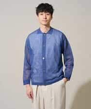 KHCGD30064 a.v.v MEN(アー・ヴェ・ヴェ) 【洗濯機で洗える】シアーニットカーディガン ブラック