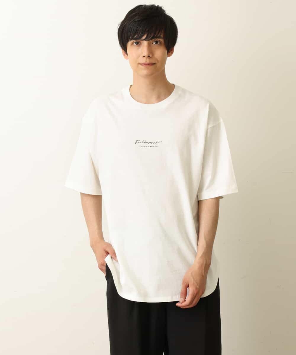 KHCHP51069 a.v.v MEN(アー・ヴェ・ヴェ) 【2SET/ドライタッチ】透かし編みワイドカーディガン（カットソー付き） グリーン