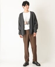 KHCJP02059 a.v.v MEN(アー・ヴェ・ヴェ) 【ユニセックス】アゼアミワイドシルエットカーディガン オレンジ