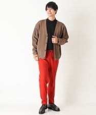 KHCJP02059 a.v.v MEN(アー・ヴェ・ヴェ) 【ユニセックス】アゼアミワイドシルエットカーディガン オレンジ
