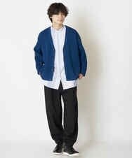 KHCJP02059 a.v.v MEN(アー・ヴェ・ヴェ) 【ユニセックス】アゼアミワイドシルエットカーディガン オレンジ