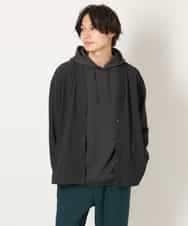 KHCJS03059 a.v.v MEN(アー・ヴェ・ヴェ) 【毛玉になりにくい】タックジャージーカーディガン イエロー