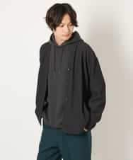 KHCJS03059 a.v.v MEN(アー・ヴェ・ヴェ) 【毛玉になりにくい】タックジャージーカーディガン イエロー