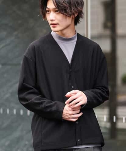 KHCJS03059 a.v.v MEN 【毛玉になりにくい】タックジャージーカーディガン
