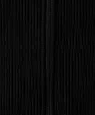 KHCLA13064 a.v.v MEN(アー・ヴェ・ヴェ) 【洗濯機で洗える】ポリエステルリブニットジップアップカーディガン ブラック