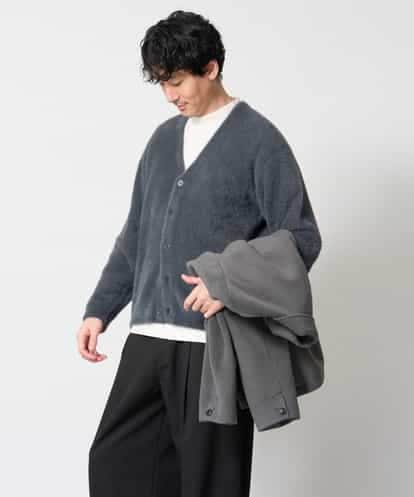 KHCLD21079 a.v.v MEN 【手洗い】シャギーワイドシルエットカーディガン