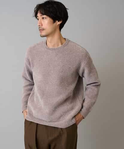 KHFAD01059 a.v.v MEN 【手洗い】モールクルーネックニット