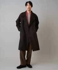 KHFAD01059 a.v.v MEN(アー・ヴェ・ヴェ) 【手洗い】モールクルーネックニット ダークグレー