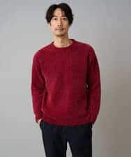 KHFAD01059 a.v.v MEN(アー・ヴェ・ヴェ) 【手洗い】モールクルーネックニット ダークグレー