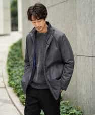 KHFAD01059 a.v.v MEN(アー・ヴェ・ヴェ) 【手洗い】モールクルーネックニット ダークグレー