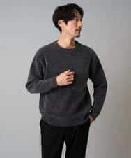 KHFAD01059 a.v.v MEN(アー・ヴェ・ヴェ) 【手洗い】モールクルーネックニット ダークグレー