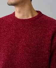 KHFAD01059 a.v.v MEN(アー・ヴェ・ヴェ) 【手洗い】モールクルーネックニット ダークグレー