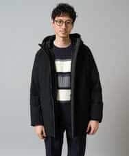 KHFAD03054 a.v.v MEN(アー・ヴェ・ヴェ) 【洗濯機で洗える】モールボーダークルーネックニット ブラック系