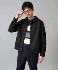 KHFAD03054 a.v.v MEN(アー・ヴェ・ヴェ) 【洗濯機で洗える】モールボーダークルーネックニット ブラック系