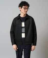 KHFAD03054 a.v.v MEN(アー・ヴェ・ヴェ) 【洗濯機で洗える】モールボーダークルーネックニット ブラック系