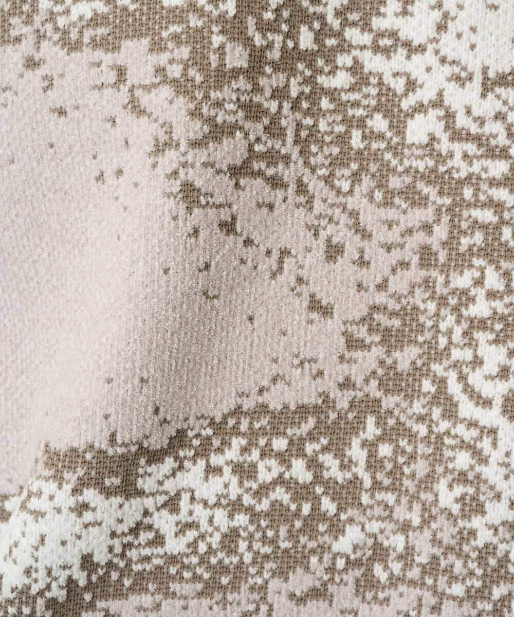 KHFAD25079 a.v.v MEN(アー・ヴェ・ヴェ) 【洗濯機で洗える】モールジャカードボカシ柄ニット グレー系