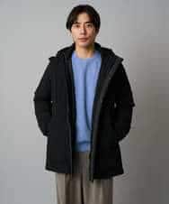 KHFAD40049 a.v.v MEN(アー・ヴェ・ヴェ) 【洗濯機で洗える】ジャカードクルーネックニット ラベンダー