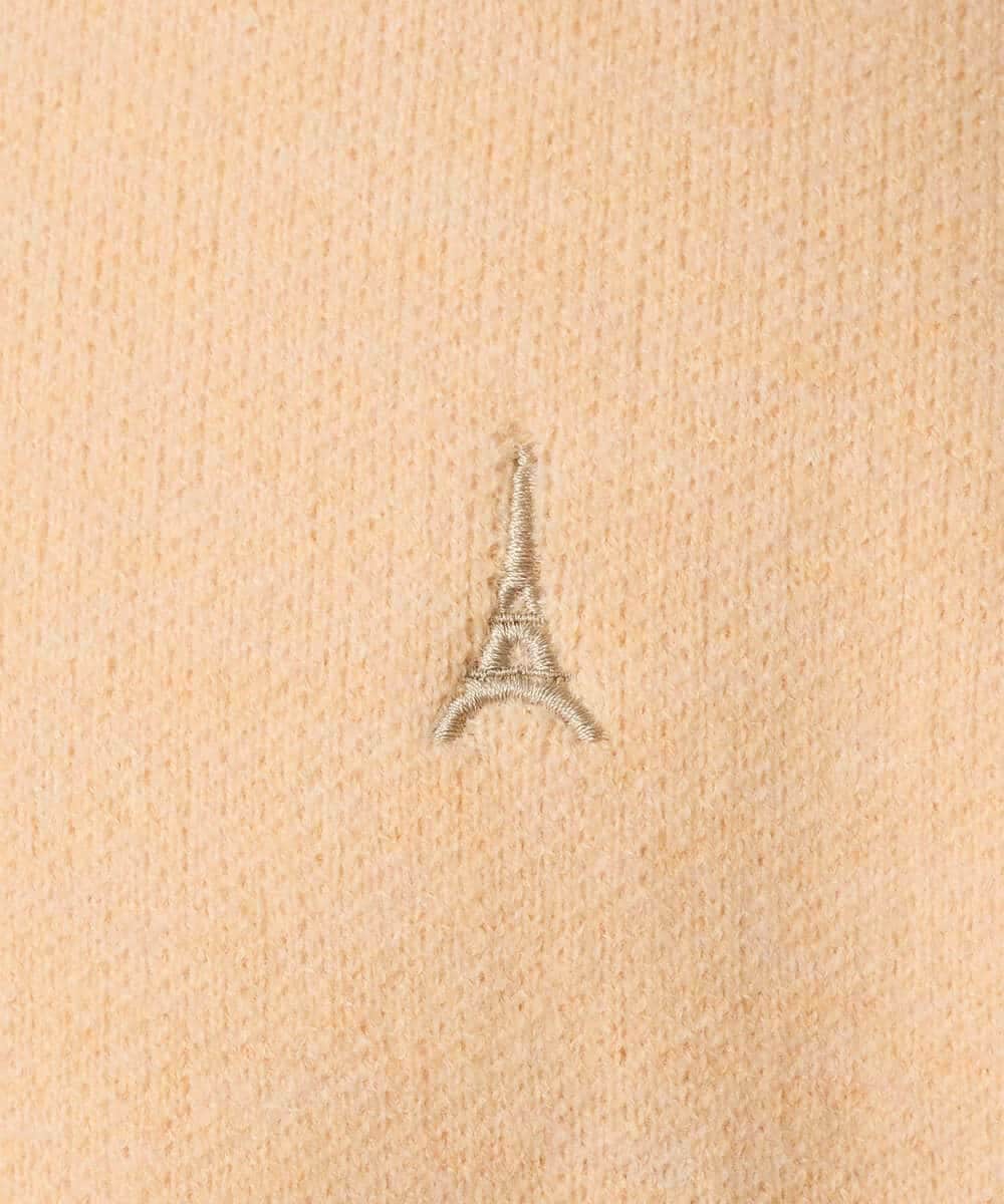 KHFAD40049 a.v.v MEN(アー・ヴェ・ヴェ) 【洗濯機で洗える】ジャカードクルーネックニット ラベンダー