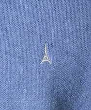 KHFAD40049 a.v.v MEN(アー・ヴェ・ヴェ) 【洗濯機で洗える】ジャカードクルーネックニット ラベンダー