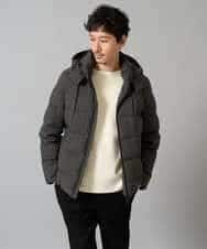 KHFAD60049 a.v.v MEN(アー・ヴェ・ヴェ) 【洗濯機で洗える】ワンポイント刺繍ボートネックニット アイボリー