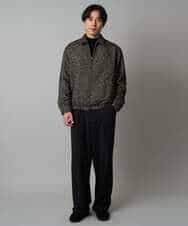 KHFAD70059 a.v.v MEN(アー・ヴェ・ヴェ) 【洗える】14ゲージスマートモックネックニット〈ON/OFF SERIES〉 ブラック