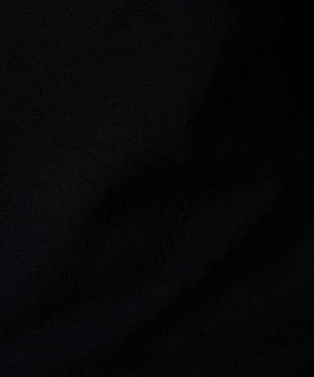 KHFAD70059 a.v.v MEN(アー・ヴェ・ヴェ) 【洗える】14ゲージスマートモックネックニット〈ON/OFF SERIES〉 ブラック