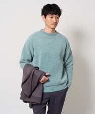 KHFAG01059 a.v.v MEN(アー・ヴェ・ヴェ) ROYALモール クルーネックニット ダークグレー