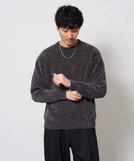 KHFAG01059 a.v.v MEN(アー・ヴェ・ヴェ) ROYALモール クルーネックニット ダークグレー