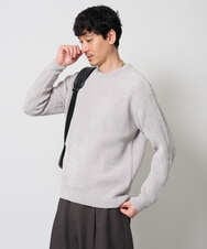 KHFAG01059 a.v.v MEN(アー・ヴェ・ヴェ) ROYALモール クルーネックニット ダークグレー