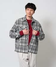 KHFAG01059 a.v.v MEN(アー・ヴェ・ヴェ) ROYALモール クルーネックニット ダークグレー