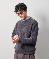 KHFAG01059 a.v.v MEN(アー・ヴェ・ヴェ) ROYALモール クルーネックニット ダークグレー