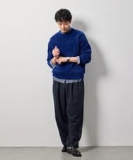 KHFAG01059 a.v.v MEN(アー・ヴェ・ヴェ) ROYALモール クルーネックニット ダークグレー