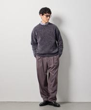 KHFAG01059 a.v.v MEN(アー・ヴェ・ヴェ) ROYALモール クルーネックニット ダークグレー