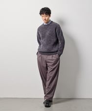 KHFAG01059 a.v.v MEN(アー・ヴェ・ヴェ) ROYALモール クルーネックニット ダークグレー